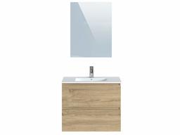 Amazon Brand - Movian Dive - Bathroom Cabinet w/ Mirror and Washbasin