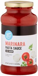 Amazon Brand - Happy Belly Low Sodium Marinara Sauce, 24 Ounce