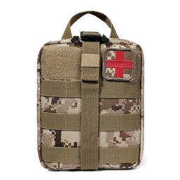 Eono Rip-Away EMT Pouch Molle Pouch Ifak Pouch Medizinische Erste-Hilfe-Kit, Utility Pouch Pouch 1000D Nylon, Desert Camo