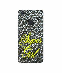 Amazon Brand - Solimo Designer Super Girl On Foil 3D Printed Hard Back Case Mobile Cover for Vivo V7 Plus