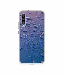 Amazon Brand - Solimo Designer Water Drops UV Printed Soft Back Case Mobile Cover for Mi A3