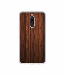 Amazon Brand - Solimo Designer Wooden Texture UV Printed Soft Back Case Mobile Cover for Mi Redmi 8