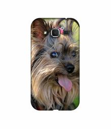 Amazon Brand - Solimo Designer Hairy Puppy 3D Printed Hard Back Case Mobile Cover for Samsung Galaxy Core Prime