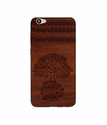 Amazon Brand - Solimo Designer Engraved Patten 3D Printed Hard Back Case Mobile Cover for Vivo V5 Plus