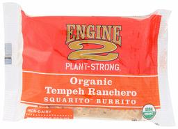 Engine 2, Burrito Squarito Tempeh Ranchero Organic, 6 Ounce