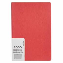 Eono Essentials A5 Notebook PU Cover 152 Sheets(104 Sheets Squared and 48 Sheets Dotted)-C8032EN (Red)…