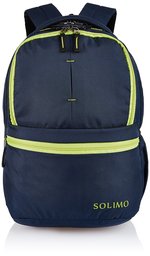 Amazon Brand - Solimo 25 Ltrs Midnight Blue Casual Backpack