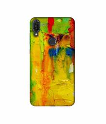 Amazon Brand - Solimo Designer Yellow and Green Paint 3D Printed Hard Back Case Mobile Cover for Asus Zenfone Max Pro M1 ZB601KL