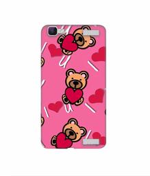 Amazon Brand - Solimo Designer Heart Holding Bear 3D Printed Hard Back Case Mobile Cover for Vivo V1 Max