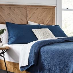 Stone & Beam Stanton Textured Full/Queen Coverlet Set