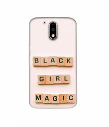 Amazon Brand - Solimo Designer Black Girl Magic 3D Printed Hard Back Case Mobile Cover for Motorola Moto G4 Plus