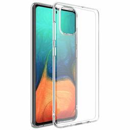 Amazon Brand - Solimo Mobile Cover for Samsung Galaxy A71 (Soft & Flexible Back Case), Transparent