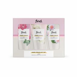 FIND – handkräm – kollektion presentset 3 x 75 ml (i doftriktningarna Indian Rose, Pink Dream och Wild Lotus)