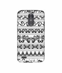 Amazon Brand - Solimo Designer Black Multi Patterns 3D Printed Hard Back Case Mobile Cover for LG Stylus 3