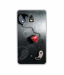 Amazon Brand - Solimo Designer Chinnese Yin and Yang UV Printed Soft Back Case Mobile Cover for LYF Water 10