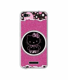 Amazon Brand - Solimo Designer Kitty with Glitter UV Printed Soft Back Case Mobile Cover for Lava Z61