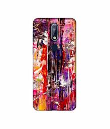 Amazon Brand - Solimo Designer Mashup of Multicolor 3D Printed Hard Back Case Mobile Cover for Nokia 7.1