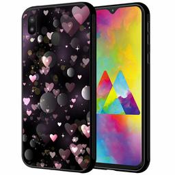 Amazon Brand - Solimo Designer Hearts Printed Hard Back Case Mobile Cover for Samsung Galaxy M20 (D1223)