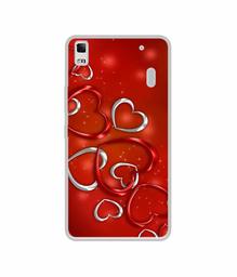 Amazon Brand - Solimo Designer Hearts UV Printed Soft Back Case Mobile Cover for Lenovo K3 Note / A7000