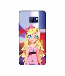 Amazon Brand - Solimo Designer Small Princess Vector 3D Printed Hard Back Case Mobile Cover for HTC U Ultra