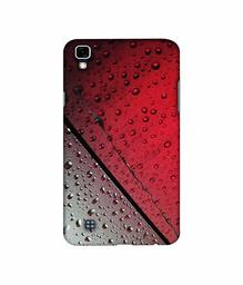 Amazon Brand - Solimo Designer Water Drop On Glass 3D Printed Hard Back Case Mobile Cover for LG X Power