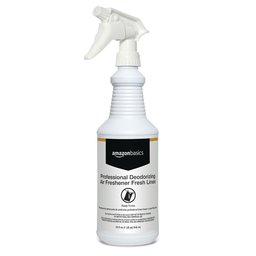 AmazonBasics - Recambio de ambientador desodorante profesional de 32 onzas – 396 unidades, lino fresco