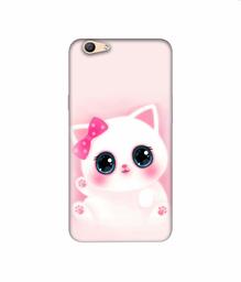 Amazon Brand - Solimo Designer Babby Kitty 3D Printed Hard Back Case Mobile Cover for Oppo F1s