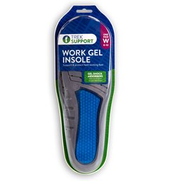 Trek Support Work Gel Insole Women, Size 6-10, 1 Pair