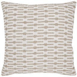 Amazon Brand – Stone & Beam Mid-Century Modern Geometric Throw Pillow - 20 x 20 Inch, Ivory