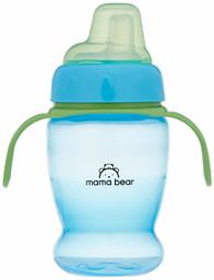 Amazon Brand - Mama Bear Soft Spout Sipper, Blue, 240 ml