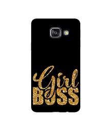 Amazon Brand - Solimo Designer Sparkle Girl Boss 3D Printed Hard Back Case Mobile Cover for Samsung Galaxy A3 (2016)