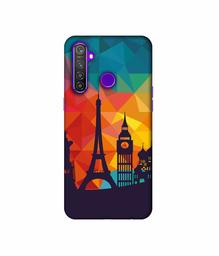 Amazon Brand - Solimo Designer Colored Paris 3D Printed Hard Back Case Mobile Cover for Realme 5 Pro