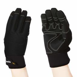 AmazonBasics Premium Waterproof Winter Plus Performance Gloves, Black, M