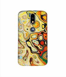 Amazon Brand - Solimo Designer Multicolor Smash Paint 3D Printed Hard Back Case Mobile Cover for Motorola Moto G4 Plus (with Logo Cut)