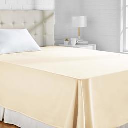 AmazonBasics 400TC Cotton Sateen Wrinkle Free Flat Sheet