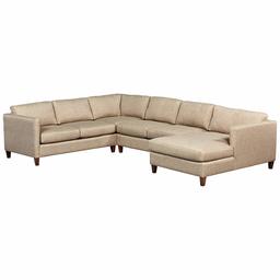 Amazon Brand – Stone & Beam Andover Modern Left U-Sectional Sofa, 134