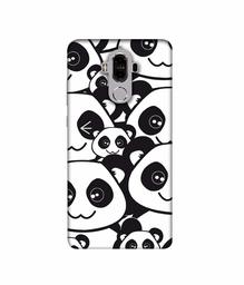 Amazon Brand - Solimo Designer Panda Texture 3D Printed Hard Back Case Mobile Cover for Huawei Mate 9