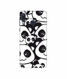 Amazon Brand - Solimo Designer Panda Texture 3D Printed Hard Back Case Mobile Cover for Asus Zenfone Max M1 ZB555KL