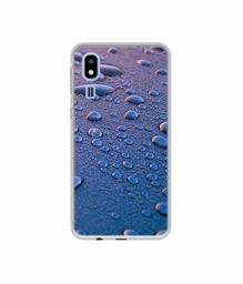 Amazon Brand - Solimo Designer Water Drops UV Printed Soft Back Case Mobile Cover for Samsung Galaxy A2 Core