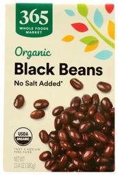 365 Everyday Value, Organic Black Beans, No Salt Added, 13.4 oz