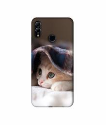 Amazon Brand - Solimo Designer Sleepy Kitten 3D Printed Hard Back Case Mobile Cover for Honor 10 Lite