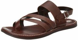 Amazon Brand - Symbol Men's Tan Sandals-8 UK/India (42 EU) (AZ-KY-332A)