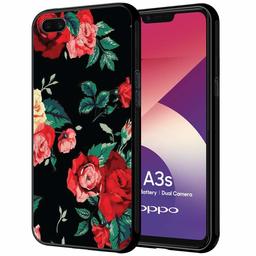 Amazon Brand - Solimo Designer Floral Printed Hard Back Case Mobile Cover for Oppo A3s (D1162)