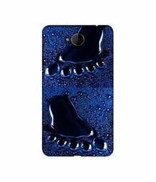 Amazon Brand - Solimo Designer Foot Impression 3D Printed Hard Back Case Mobile Cover for Microsoft Lumia 650