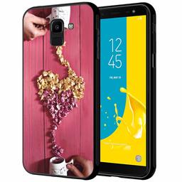 Amazon Brand - Solimo Designer Hearts Printed Hard Back Case Mobile Cover for Samsung Galaxy J6 2018 / Samsung Galaxy On6 (D359)