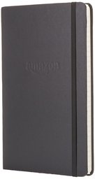 Amazon Gear Classic Notebook - Plain, Black, Hard Cover (5 x 8.25)