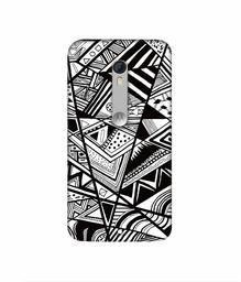 Amazon Brand - Solimo Designer Random Pattern 3D Printed Hard Back Case Mobile Cover for Motorola Moto X Play