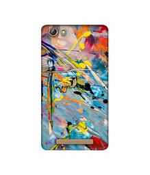 Amazon Brand - Solimo Designer Paint Texture 3D Printed Hard Back Case Mobile Cover for Gionee Marathon M5 lite