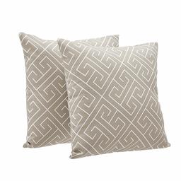 AmazonBasics 2-Pack Linen Style Decorative Throw Pillows - 18