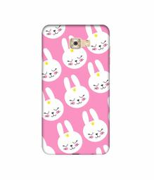 Amazon Brand - Solimo Designer Rabbit Pattern 3D Printed Hard Back Case Mobile Cover for Samsung Galaxy C7 Pro